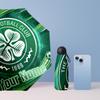 Celtic FC Manual Five Fold 8 Rib Umbrella Support Custom Text, Lightweight Travel Umbrella