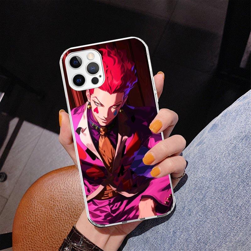 

Huner X-Hunters Hisoka Phone Case For iPhone 13 12 Mini 11 Pro Max XS XR X SE 7 8 Plus 5S 5 6S 6 Gift Print Cover Fundas iPhone 17