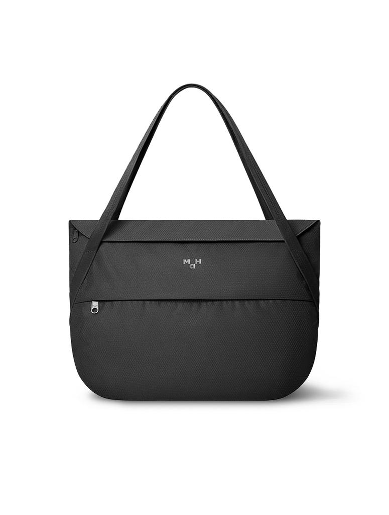 Mah Airy Tote Bag Daily Casual Canvas Bag - Black
