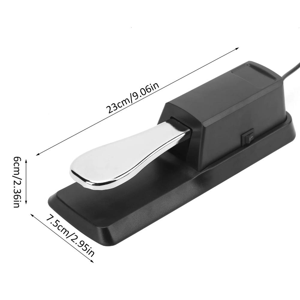 Universal Instrument Accessories Sustain Pedal for Electric Piano MIDI Keyboard Synthesizer
