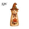 Halloween Tabletop Ornaments Vintage Resin Scarecrow Figurines, Fall Harvest Pumpkin Sunflower Maple Autumn Home Decor Leaf Decor, Thanksgiving Mantel