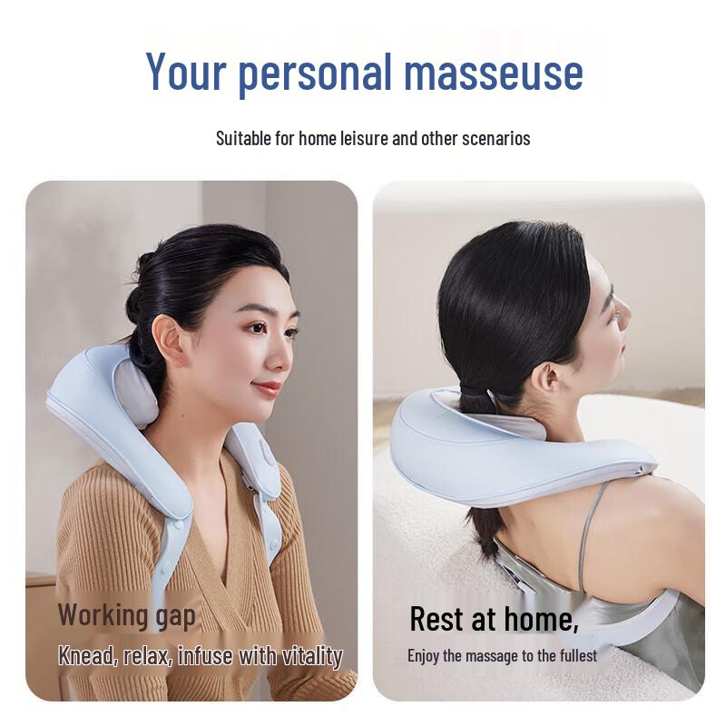 Wireless Shoulder & Neck SPA Massage Shawl CN Plug (adapter Included)