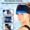 Elastic Gel Cold & Hot Packs Secure Fastening No Leakage 2 Ice Packs with 1 Adjustable Wrap Muscle Recovery Comfortable