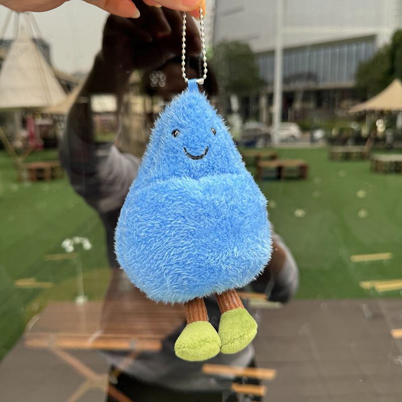 Creative Fun Fruit Plush Doll Home Bedroom Companion Ornaments Cute Doll Pendant Keychain Backpack Decoration Birthday Gift