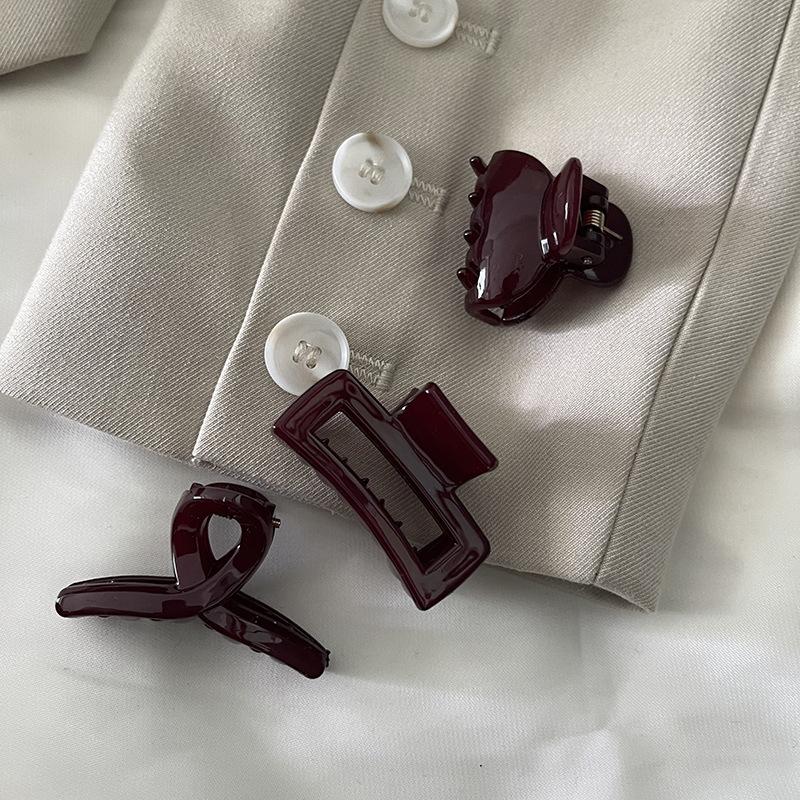 Exquisite Cross-shaped Small Claw Clips  Small Clips  Headwear Side Small Hair Clips  Back of The Head Claw Clips  Bangs  Hair Clippers  Top Clips