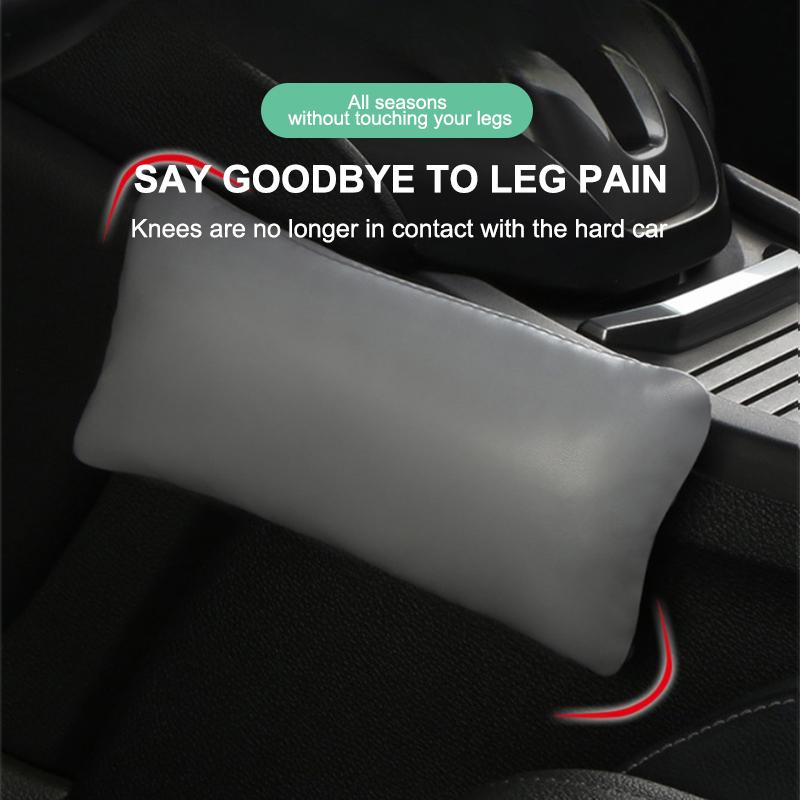 SEAMETAL Leather Knee Pad for Car Interior Pillow Comfortable Elastic Cushion Memory Foam Leg Pad Thigh Support Car Accessories
