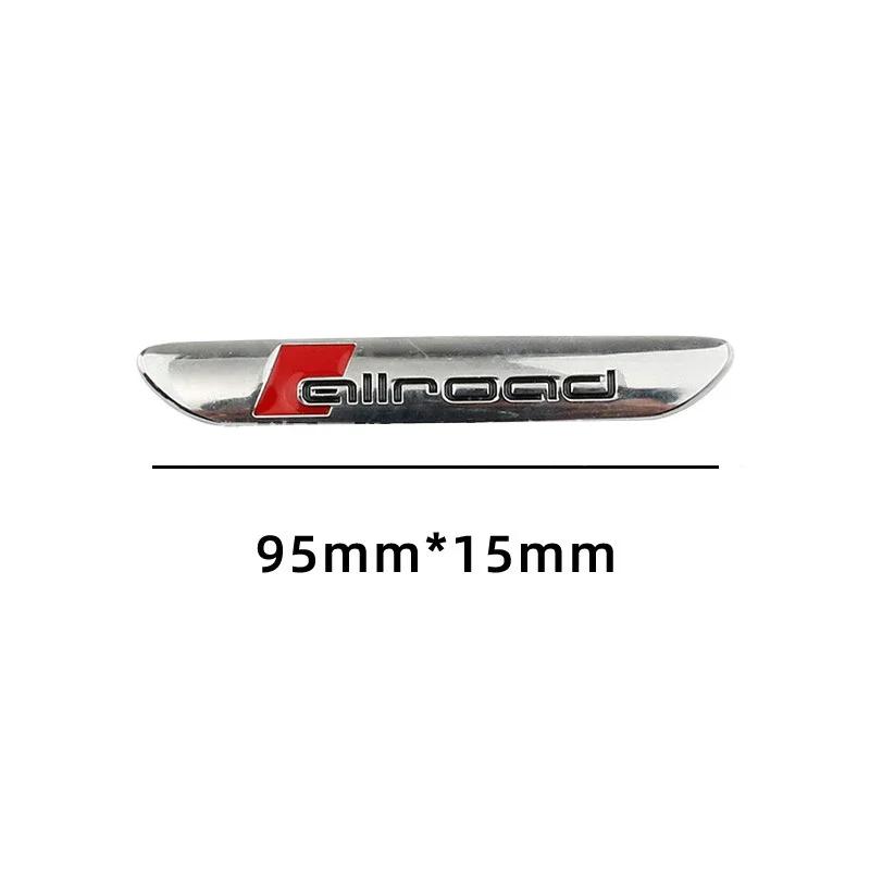 Fender Side Car Allroad Sline Logo Sticker Body Trunk Decal Decoration For hot A3 A4 A5 A6 A7 B8 C5 C6 S3 S4 S5 S6 TT Q3 Q5 Q7