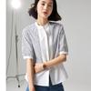 Women's Summer Striped Cotton Casual Shirt