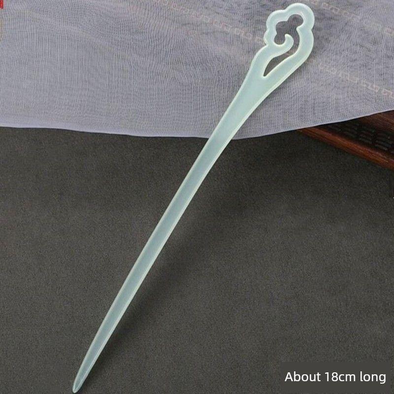 

Han Dynasty Mesh Scarf Head Cover Bean Bag One-Piece Wig Sheath Ming Chinese Ancient Style Modeling Bandeau Martial Arts Knight Bun Headband Hairpin B