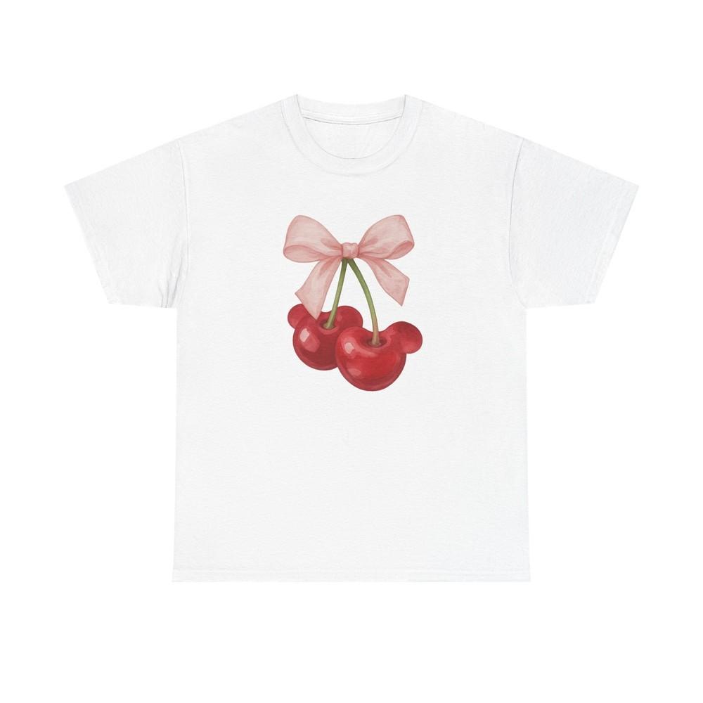 

Cherry TShirt Valentines Day Tee Gift For Woman Coquette Shirt Unisex T-Shirt XXL