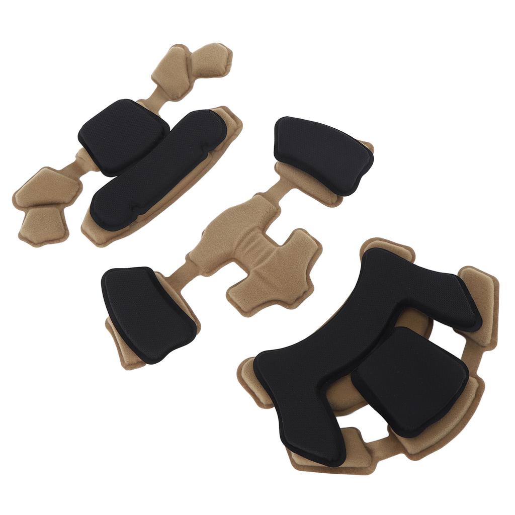 Helmet Padding Helmet Liner System Sponge Cushion Foam Pads Replacement Universal Padding Inner Protective Pads Set Kit Brown