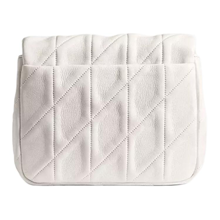 Coach Times Square Tabby Sheepskin Crossbody Bag, Shoulder Bag Small Womens Chalk White