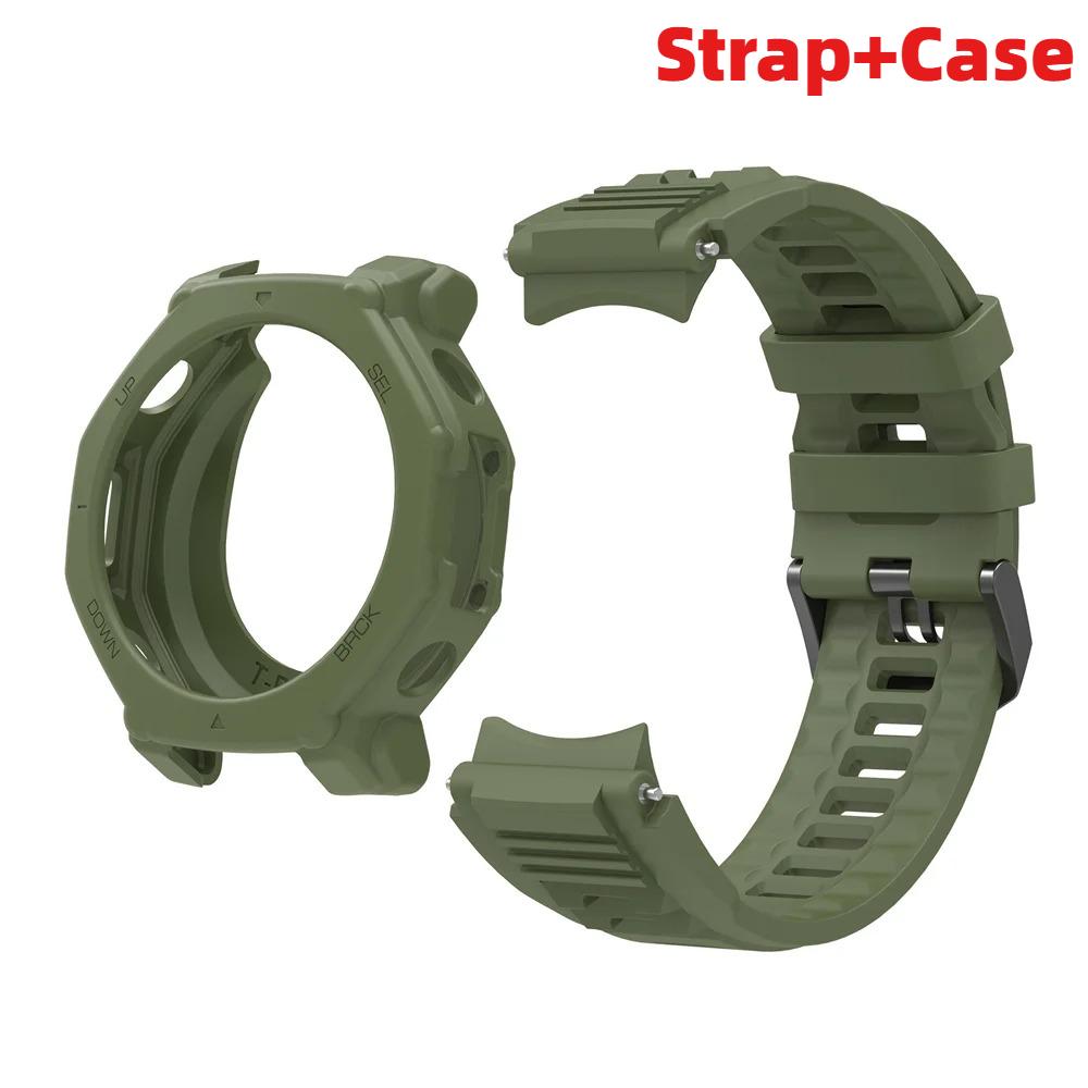 Silikonový řemínek a pouzdro pro chytré hodinky Huami Amazfit T-REX 3 Pro Řemínek na hodinky Pro Amazfit T-rex3 Pro Náramek