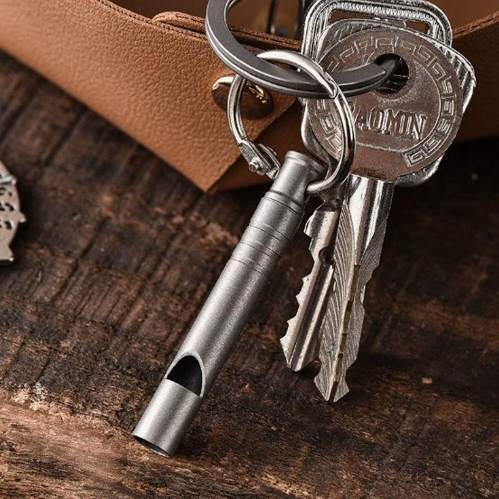 Portable Loud Lightweight Whistle Mini Camping Hiking Whistle  Outdoor EDC Tool