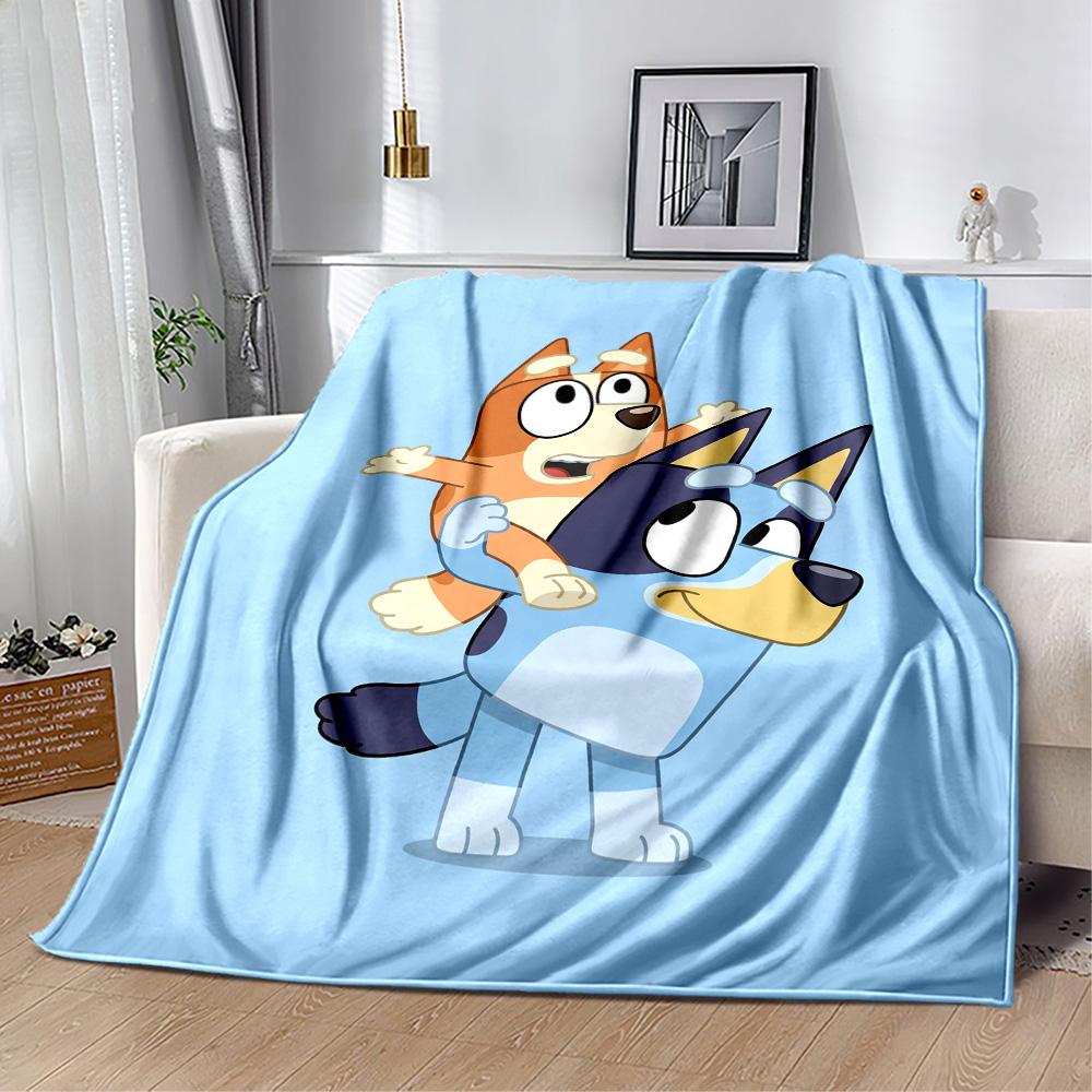 Halloween Bluey Gang Blanket Soft & Cozy Suitable for Sofa Couch Bed Four Seasons Multipurpose Modern Style Birthday Christmas Gift Blanket