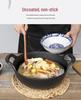 Thor's Cast Iron Yuanbao Double Ear Flat Bottom Stew Pot