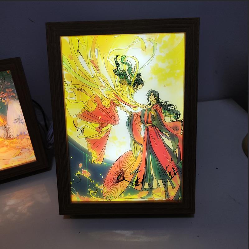 

Благословение Небесного Чиновника 3-тональный USB светодиодный ночник в подарок