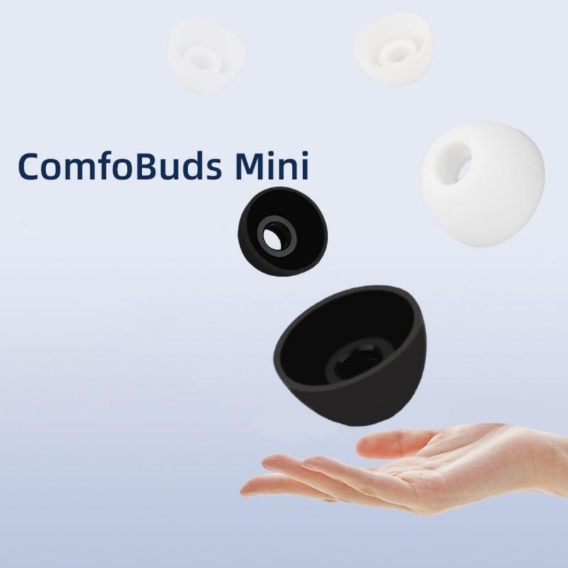 Headsets Eartips Replacement Upgraded Soft Ear Bud Tips for ComfoBuds Mini 10 Silicone Earplugs Eartips 3Pairs/Set