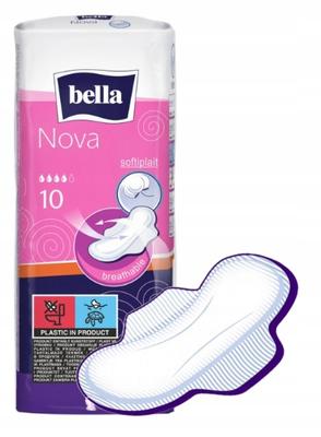Bella Nova Air Sanitary Pads with Wings 10 Pcs