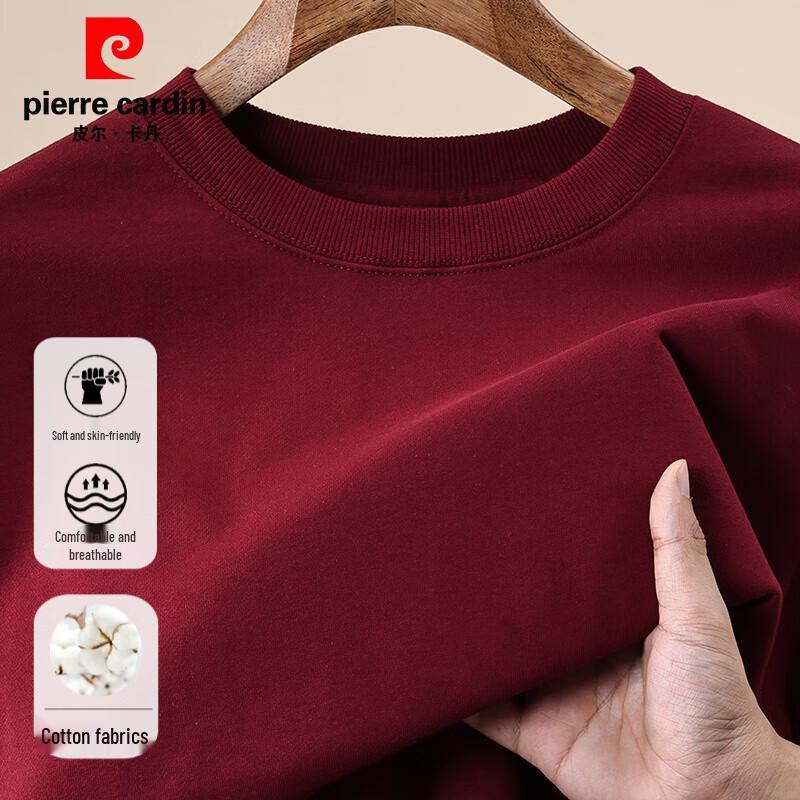 Мужская хлопковая толстовка с круглым вырезом Pierre Cardin, 300 г 3XL