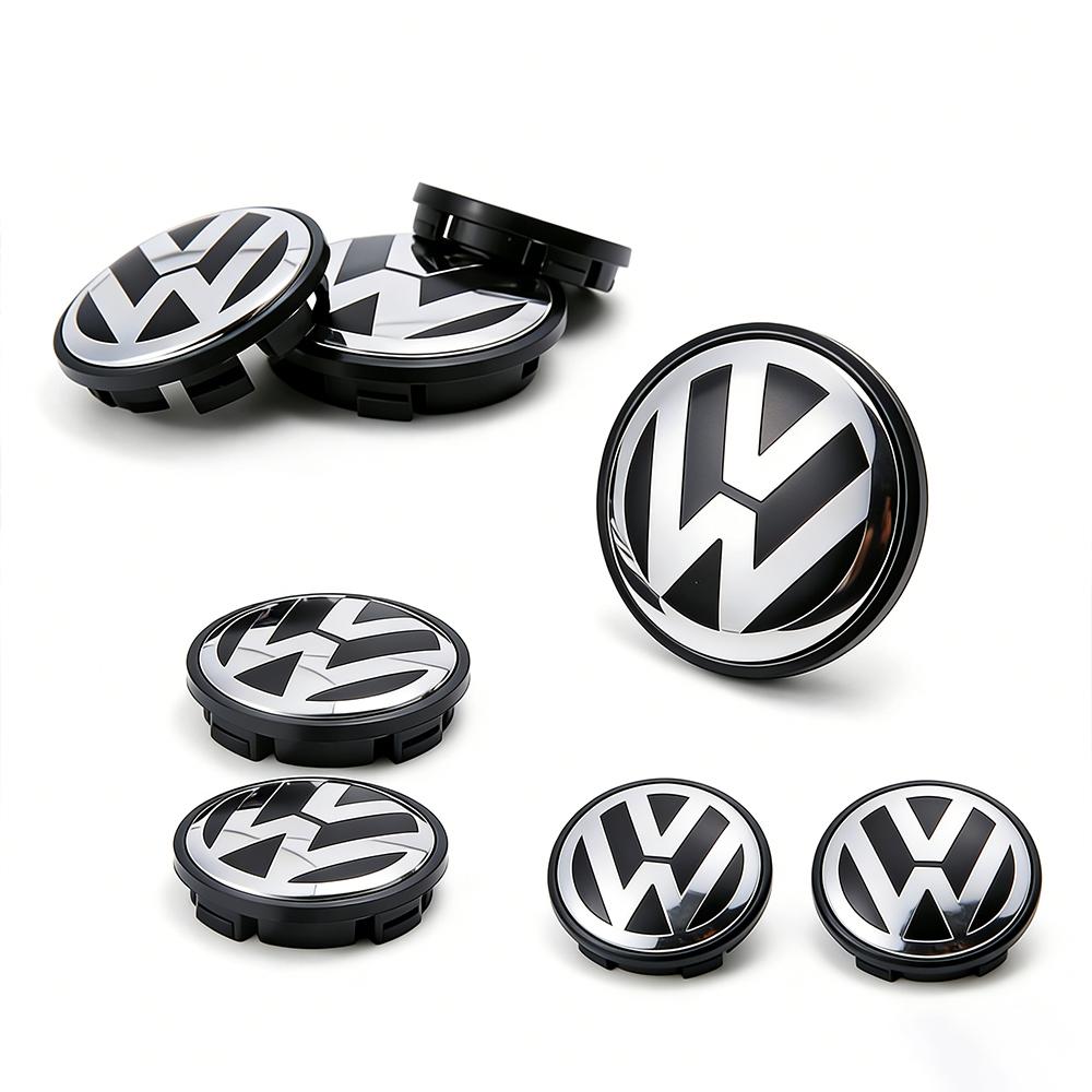 Radnabenkappen 4 Stück 55mm 65mm 70mm für VW Golf 5 6 7 8 Passat B6 B7 B8 Tiguan Polo Jetta GTI 3B7601171 5G0601171