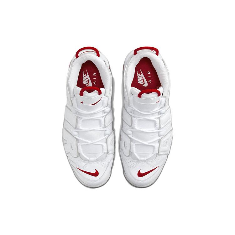 New Nike Air More Uptempo 96 White Grey Fog University Red DX8965-100