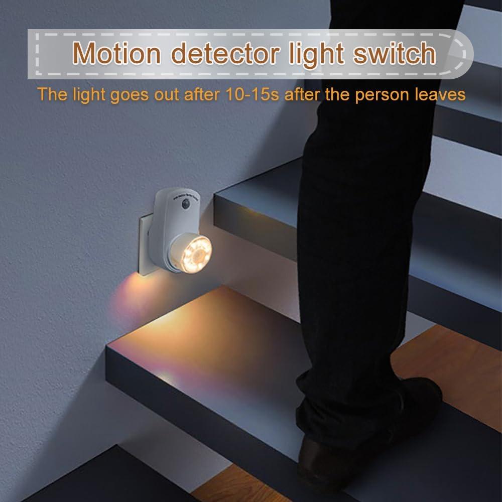 Copper Motion Sensor Light Socket White Human Infrared Induction Outlet  Electrician