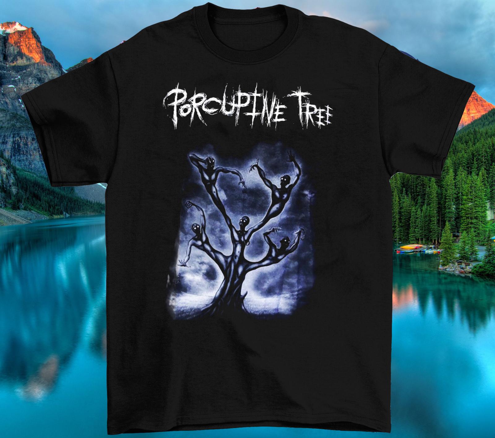 Porcupine Tree Band Tour Cotton Black All Size T Shirt For Men BT149 S разноцветный