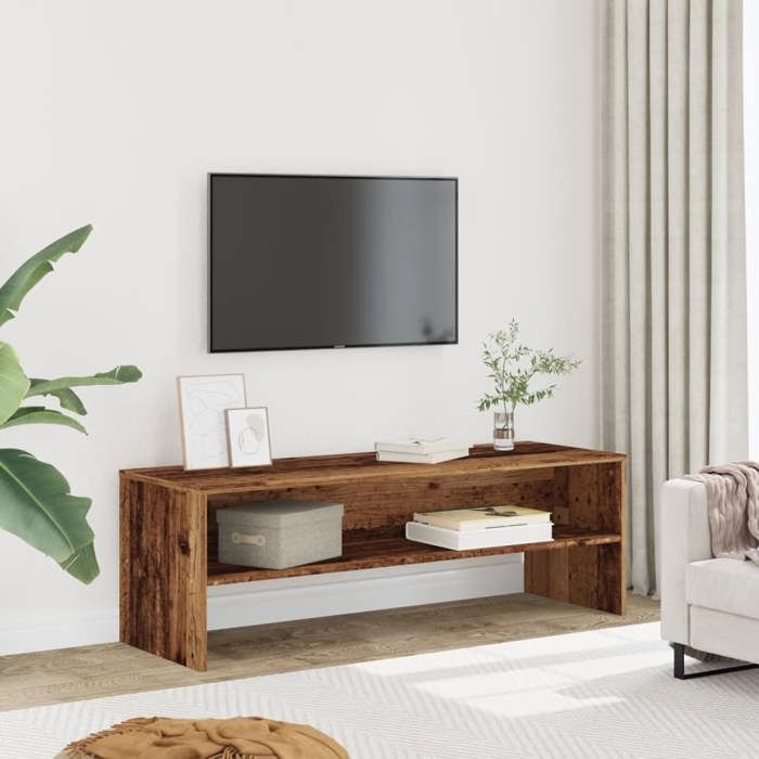VidaXL TV Cabinet Old Wood 120x40x40 Cm Engineered Wood, TV Bench, Hi-fi Cabinet, Entertainment Center, TV Buffet, 855766