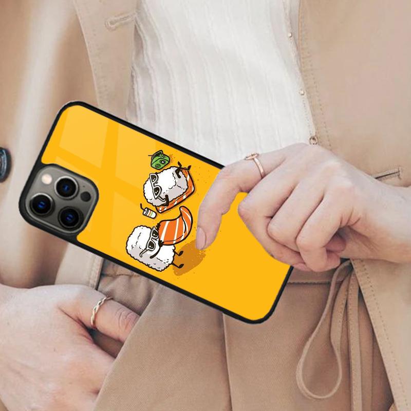 Food coffee Sushi Magnetic Phone Case For APPLE iPhone 17 Air 16 14 13 12 Pro Max 15 Plus Wireless Charge With MagSafe Cover