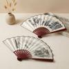 8" & 10" Blank Silk Students' Calligraphy and DIY Folding Fans