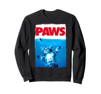 Pose Cute Parody Top Sweatshirt (cat's Paw)