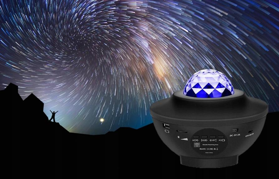 LED Sternprojektor Nachtlicht mit Lautsprecher