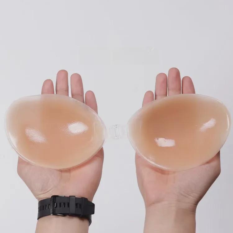 "New Silicone Nipple Chest Stickers - Thickened Push-Up Transparent Invisible Bra"