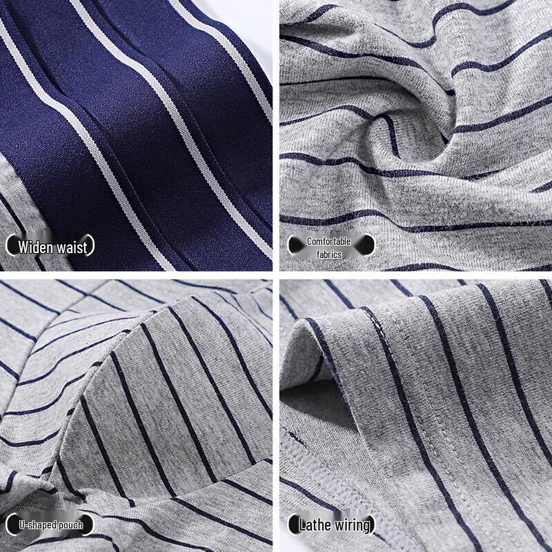 LangSha Men's Cotton Boxer Briefs