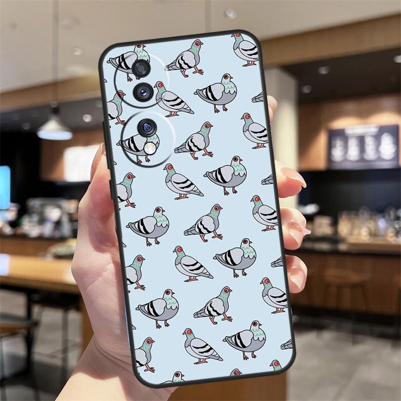 The Pigeons Case For Honor Magic 8 Lite 5 6 7 Pro Honor Win RT 400 200 50 70 90 X8c X9a X9b X9c X9d Cover