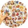 10/30/50PCS Cute Autumn Harvest Decoration Scrapbooking Colorful PVC Sticker Aesthetic Stationery School Supplies for Kids