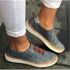 Plus Size Women's Shoes, Flat Shoes, Color Block Loafers, Thick-soled Casual Shoes, Slip-on Shoes, Height-increasing Shoes