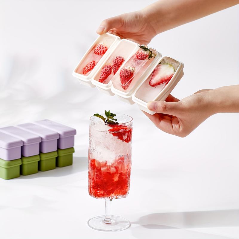 Silicone Ice Cream Mold Magnum Summer Silicone Mold DIY Fruit Juice Ice Pop Cube Maker Ice Tray Popsicle Mould Baking Accessorie