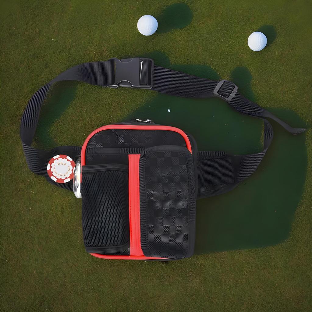 Golf Ball Bag Golf Club Bags Pack Organizer Holder Carry Waist Accessory Storage For Valuables Tees Cash Cards Keys Men Sports