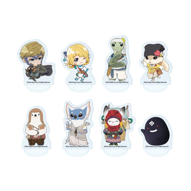 Black Desert 01 Character Acrylic Petit Stand Box [Mini Illustration] 8-Piece