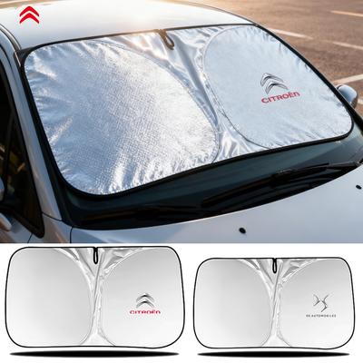 1pc Car Windshield Sun Visor Foldable Sun Shade Cover For Front Window UV Protection For C3 C4 DS Berlingo Cactus C4L C5