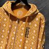 CHROME HEARTS Spring and Autumn Plus Size Horseshoe Dark Pattern Logo Zipper Hoodie Classic Style Logo Hoodie, Suitable for Couples to Wear