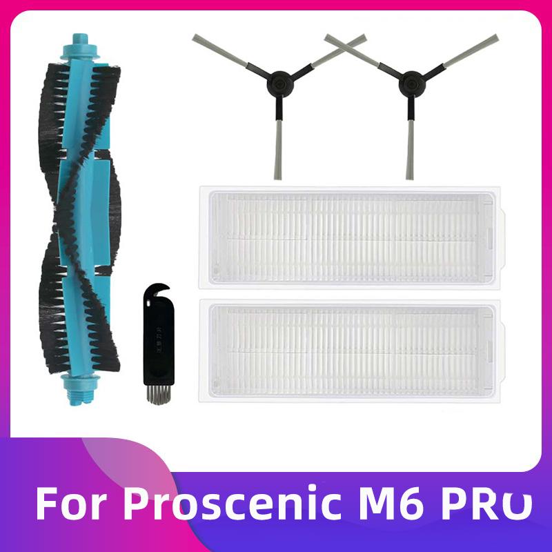 Fit For Proscenic M6 PRO Robot Vacuum Cleaner Main Brush Side Brush Hepa Filter Mop Pad Replacement Spare Parts Accessories