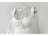 2024 Hot-Selling Lace Suspender Skirt: European & American Sexy Side Slit Nightclub Dress