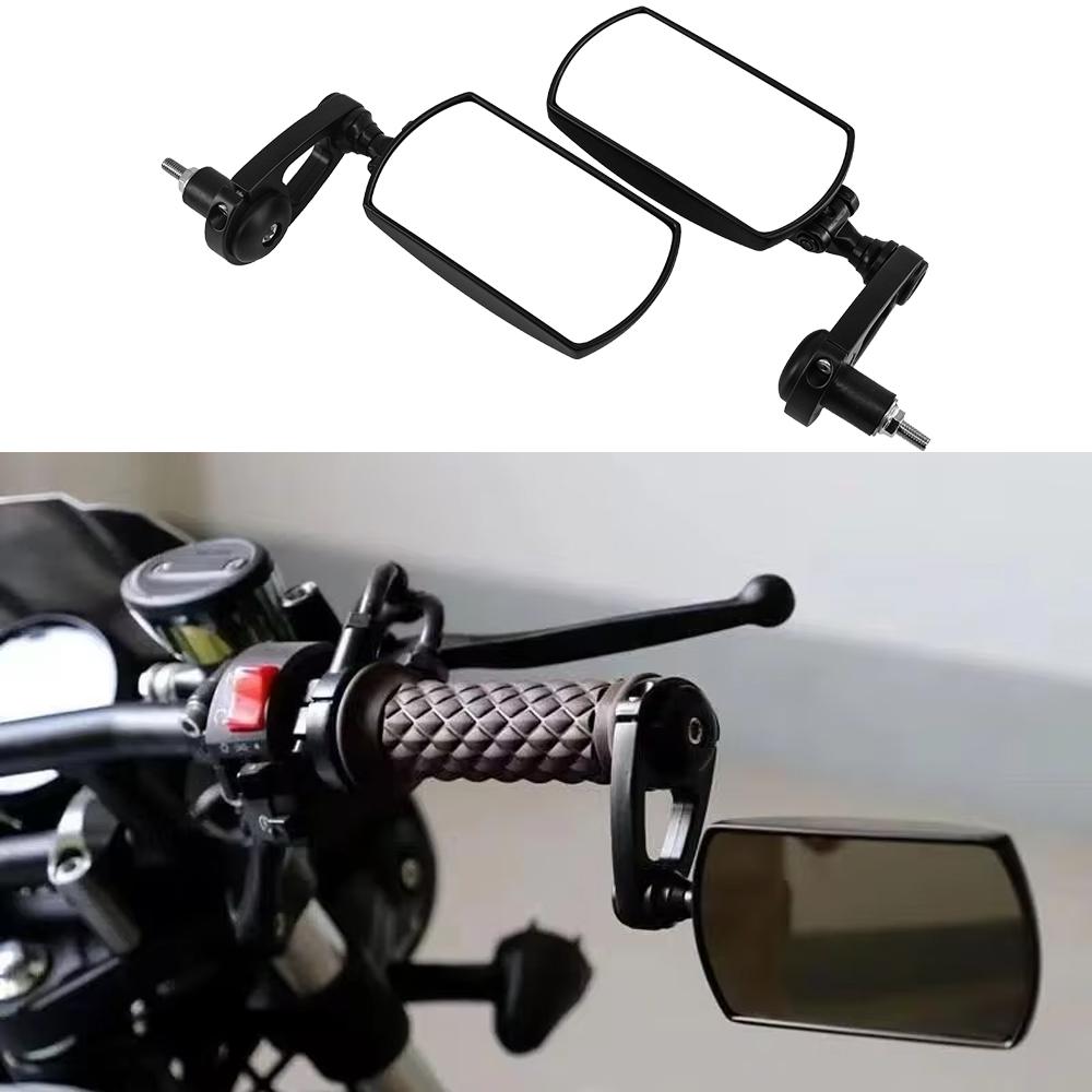 Motorcycle Side Mirrors Universal 7/8'' 22mm Handlebar Bar End Rearview Mirror For Suzuki Honda Kawasaki Yamaha Ducati Street
