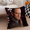 E-Elliot Stabler Cushion Cover Throw Pillow Cover Hidden Button Durable Polyester Chair Cushion