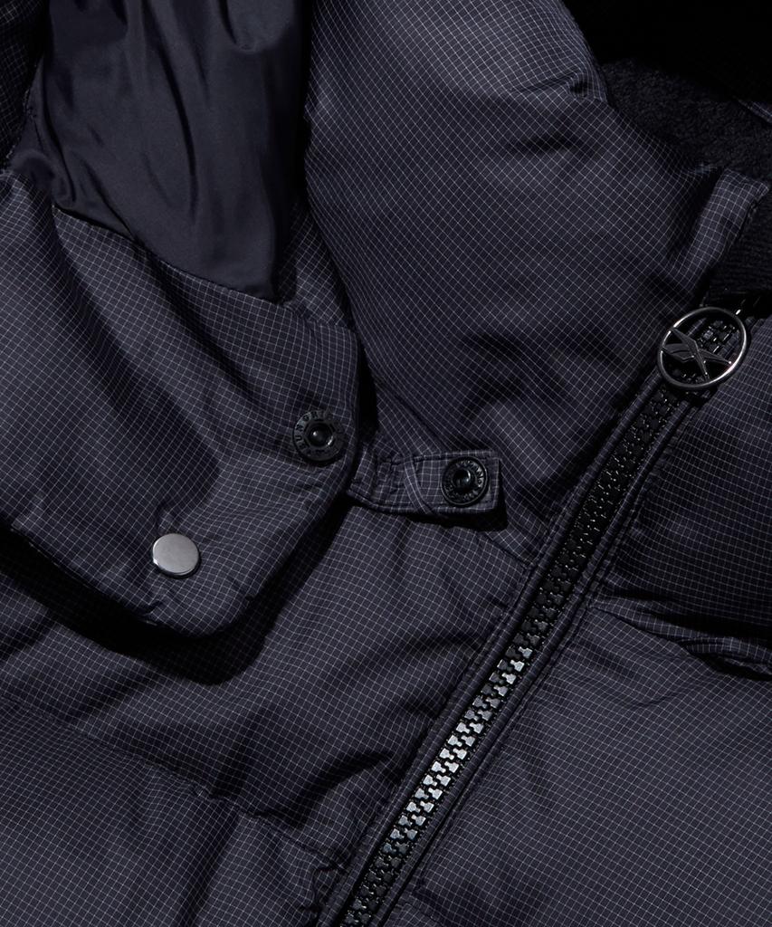 Reebok Pump Hooded 2-Way Down Jacket - Black