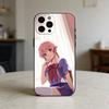M-Mirai N-Nikki Gasai Yuno Anime Phone Case For iPhone 17,16,15,14,13,12,11 Plus,Pro,Max,Mini Silicone black Soft Cover