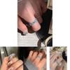 Minimalist Sophisticated Adjustable Copper Ring With Glimmering Zirconia For Elegant Womens Jewelry